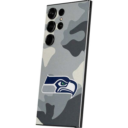 NFL Seattle Seahawks Camo Galaxy S25 Ultra Skin